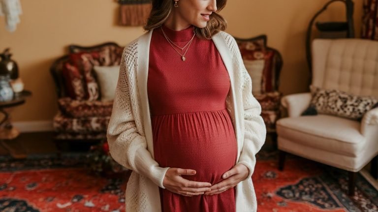 15 Maternity Valentine’s Day Outfit Ideas