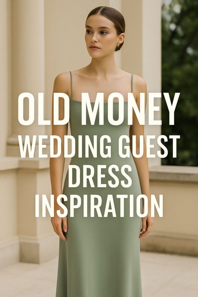 old money wedding guest dress