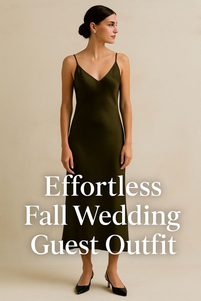 fall wedding guest outfit