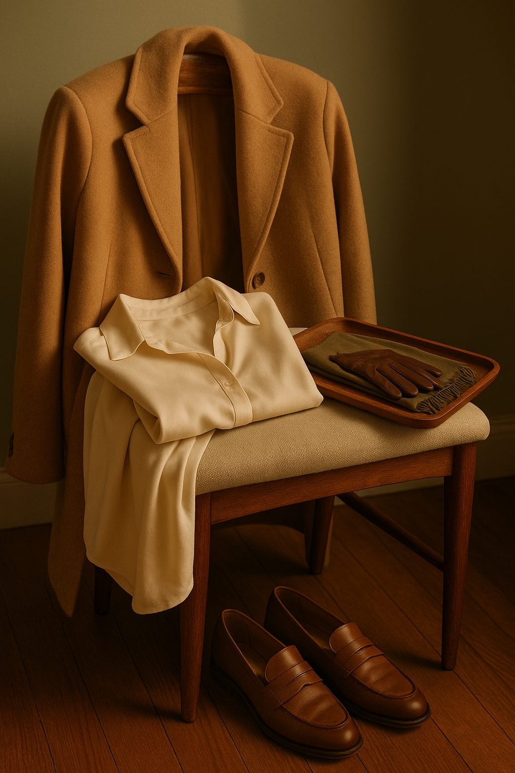 Camel coat, silk blouse, and loafers aging well. Do You Really Need New Clothes Every Season? Seasons don’t always mean new wardrobes.