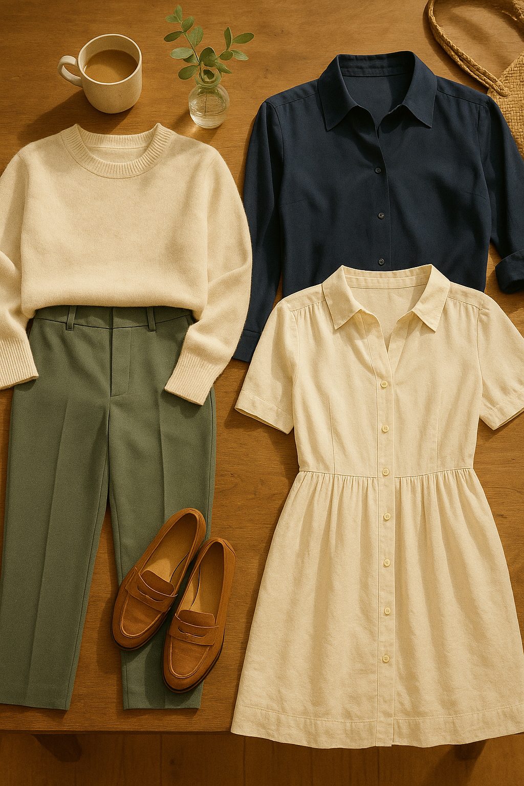 Different outfit options showing What to Wear When Meeting His Family based on the setting and family vibe.