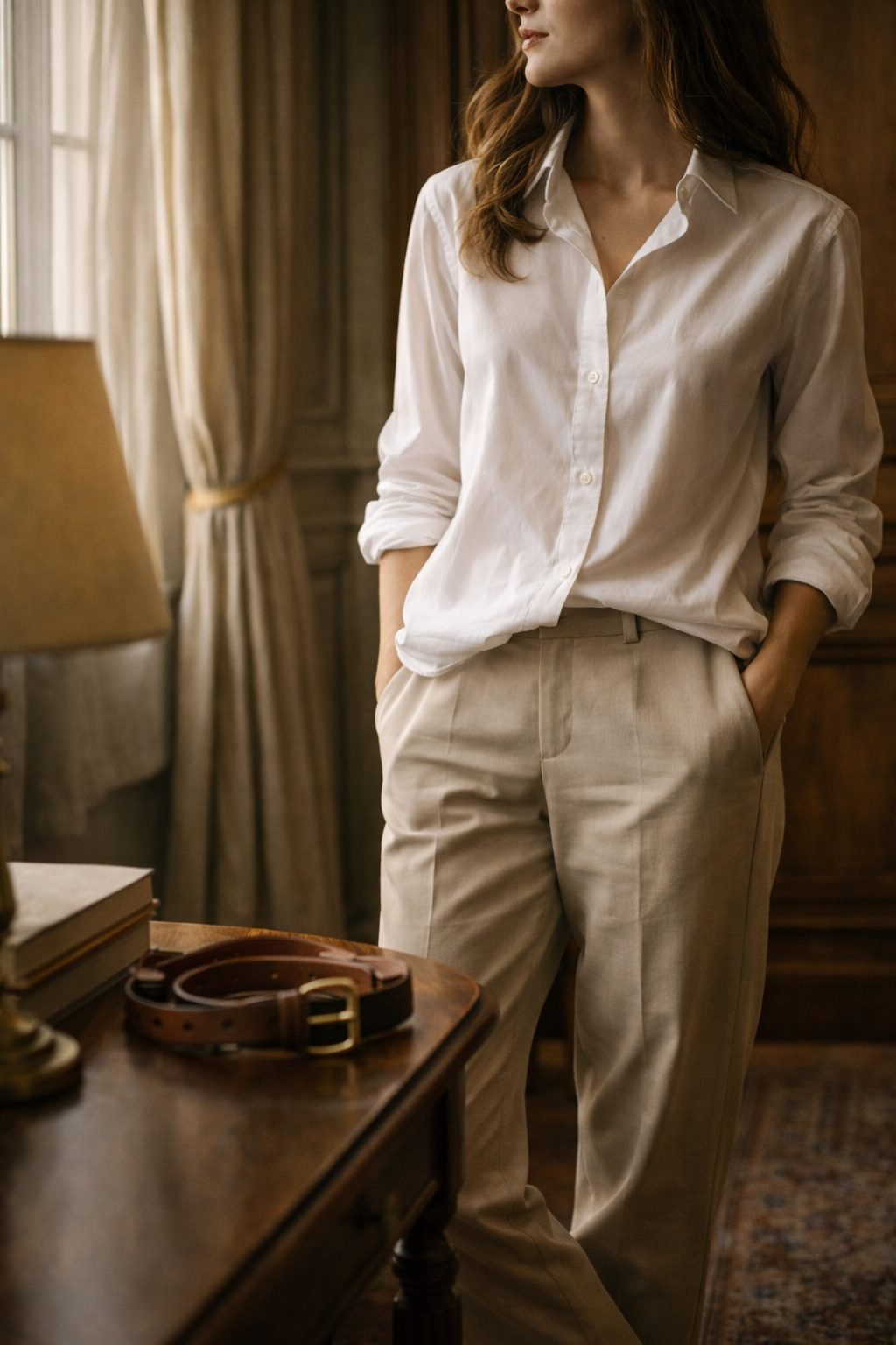 Elegant Women Refresh Their Style Each New Season by reconsidering a white button-down with ease, not urgency