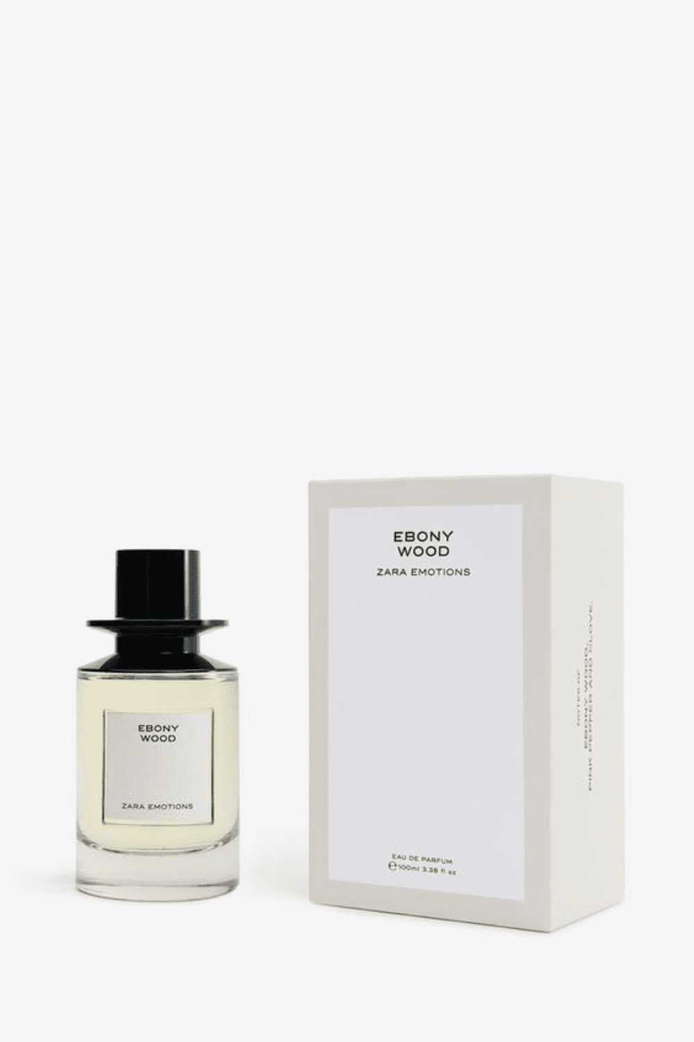 Ebony Wood perfume bottle with clean label, warm and subtle scent. Timeless Valentine’s Gifts She’ll Love on special nights.