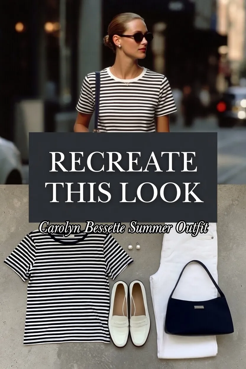 carolyn bessette style outfit idea