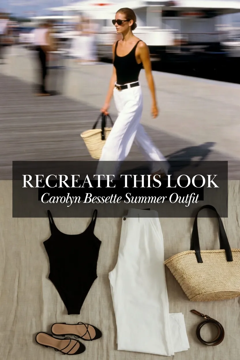 carolyn bessette style outfit idea