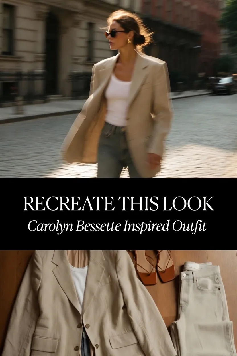 carolyn bessette style outfit idea