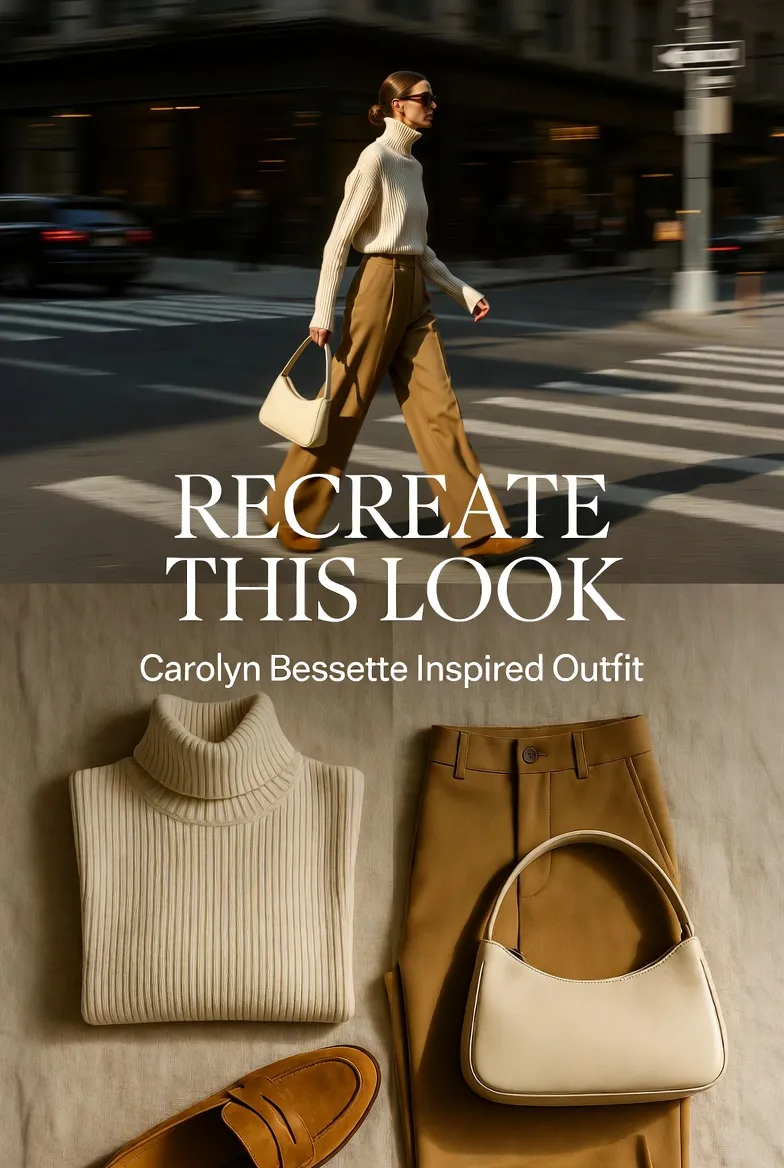 carolyn bessette style outfit idea