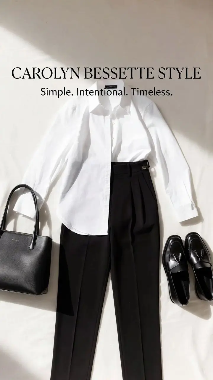 carolyn bessette style outfit idea