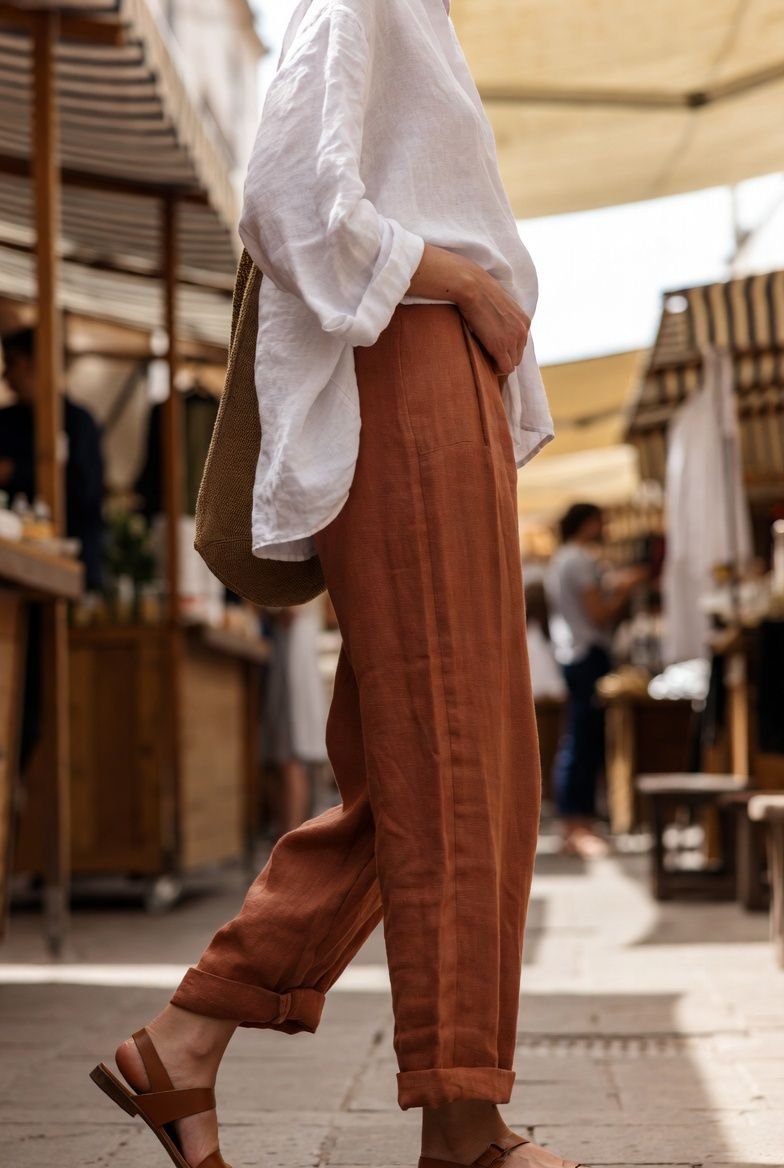 summer linen pants