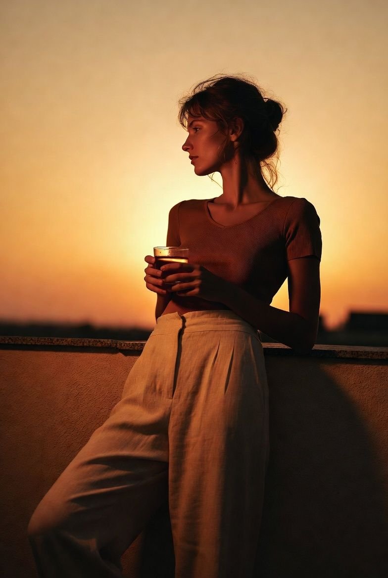 evening linen pants