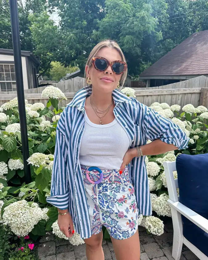 Seaside Stripe & Paisley Mix