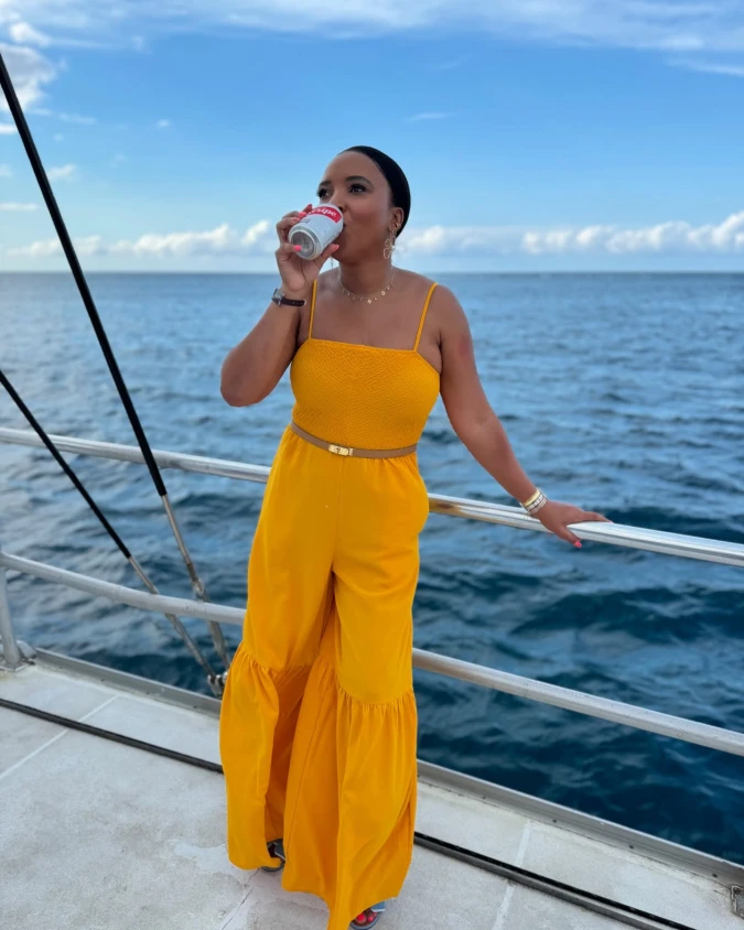 Sunny Yellow Smocked Jumpsuit