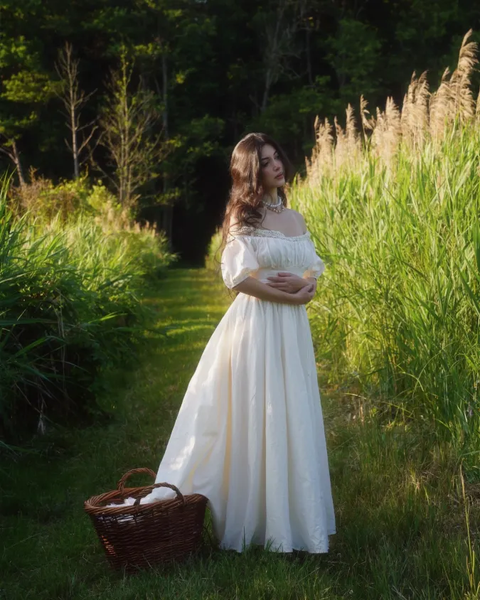The Cottagecore Regency Gown