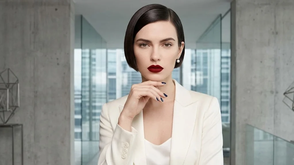 How to Contrast Clothes with High Impact Beauty Choices
