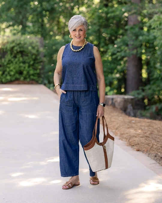 Lightweight Denim Co-ord Set