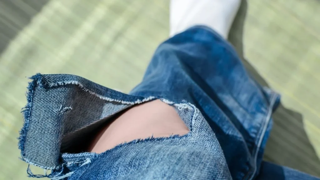 Over Distressed Festival Denim