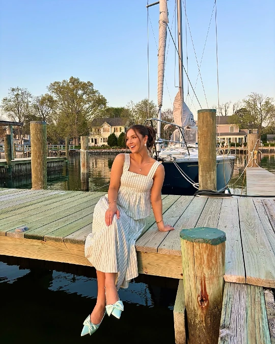 Nautical Striped Two Piece Set