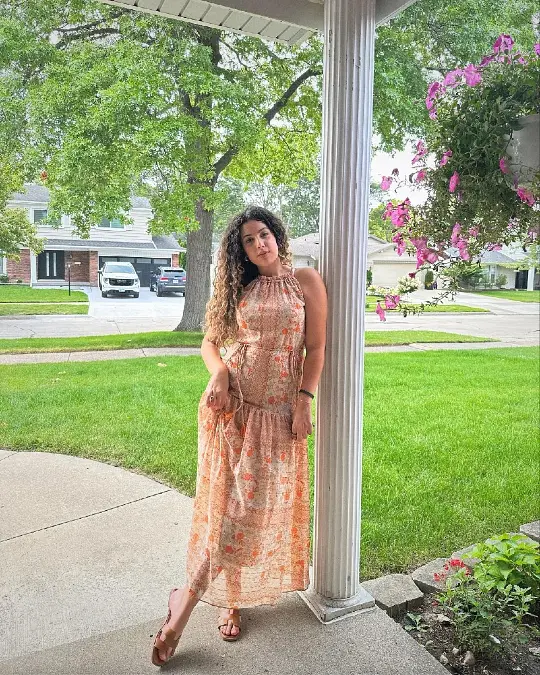 Halter Neck Bohemian Maxi Dress