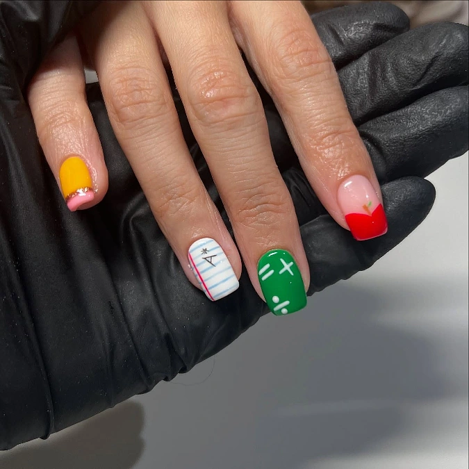 Math Class and Apple Nails