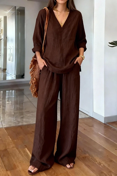 Chocolate Brown Relaxed Separates
