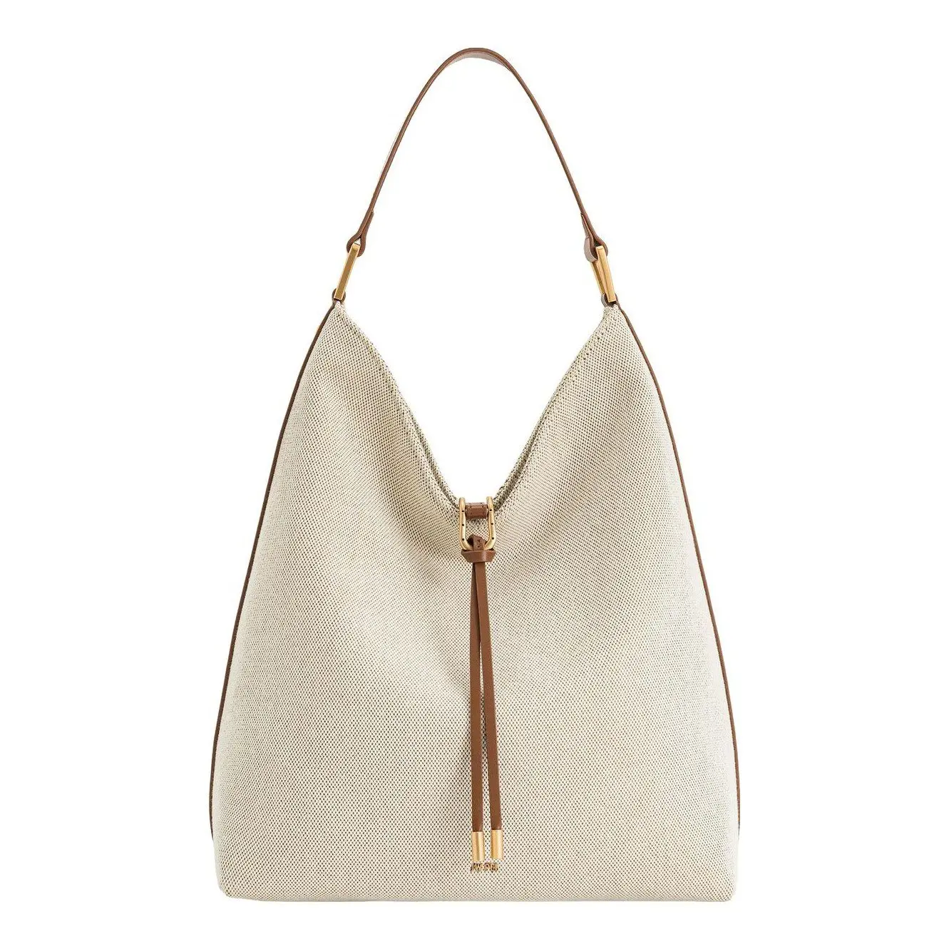 Aria Shoulder Bag - Brown Canvas