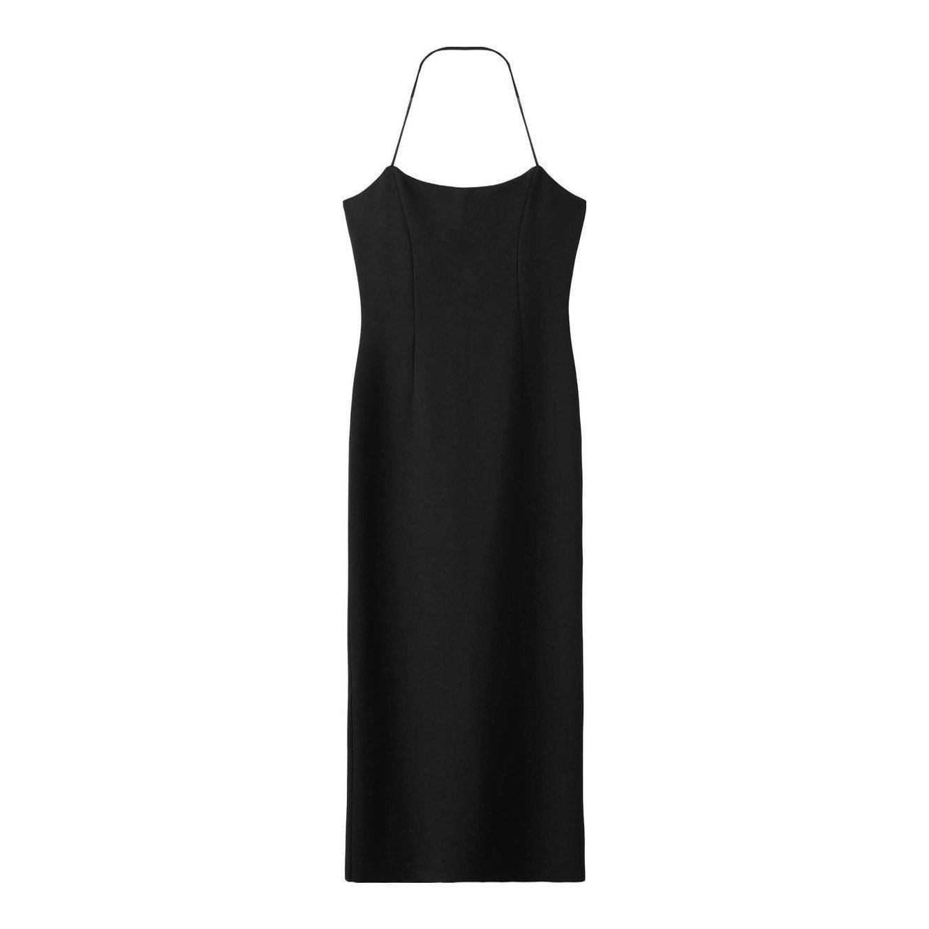 Fitted Halter-Neck Dress