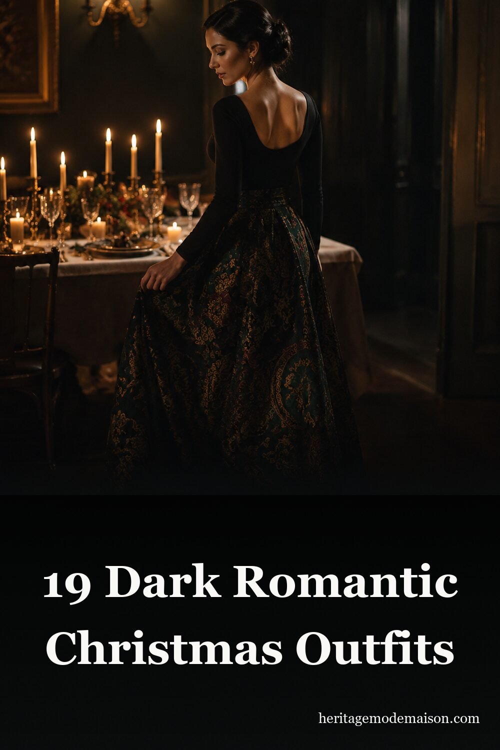 19 Dark Romantic Christmas Outfits