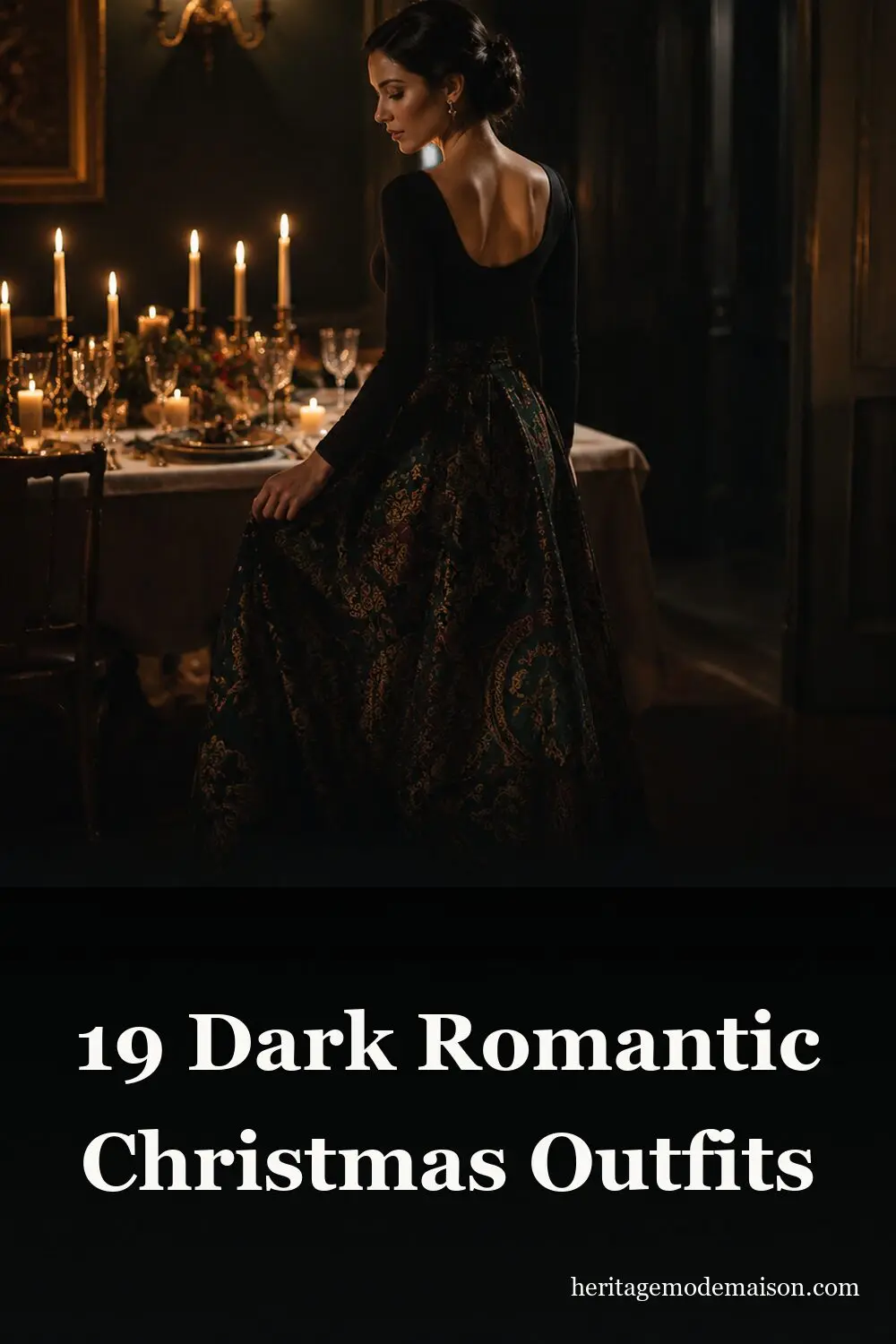 19 Dark Romantic Christmas Outfits