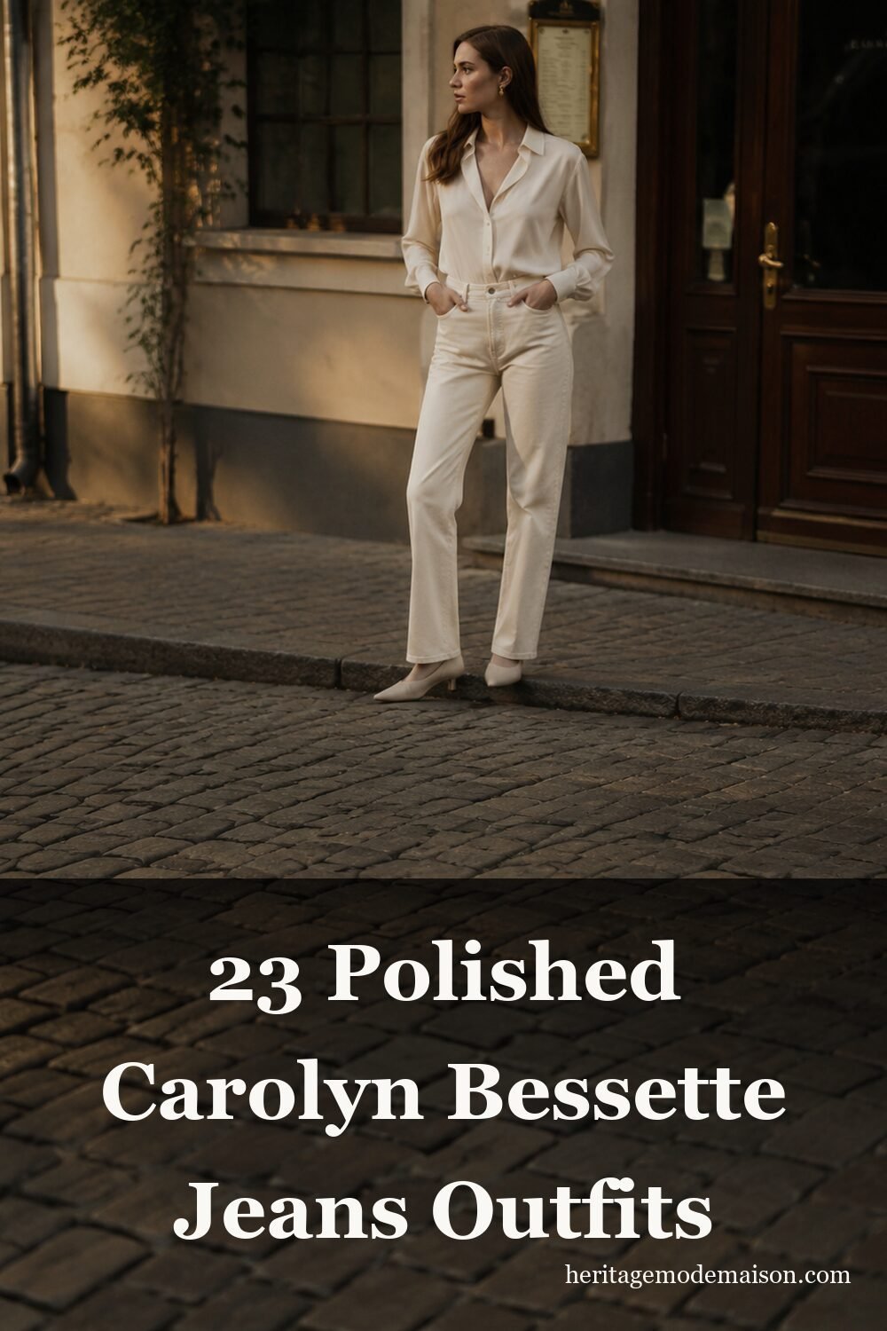 23 Polished Carolyn Bessette Jeans Outfits