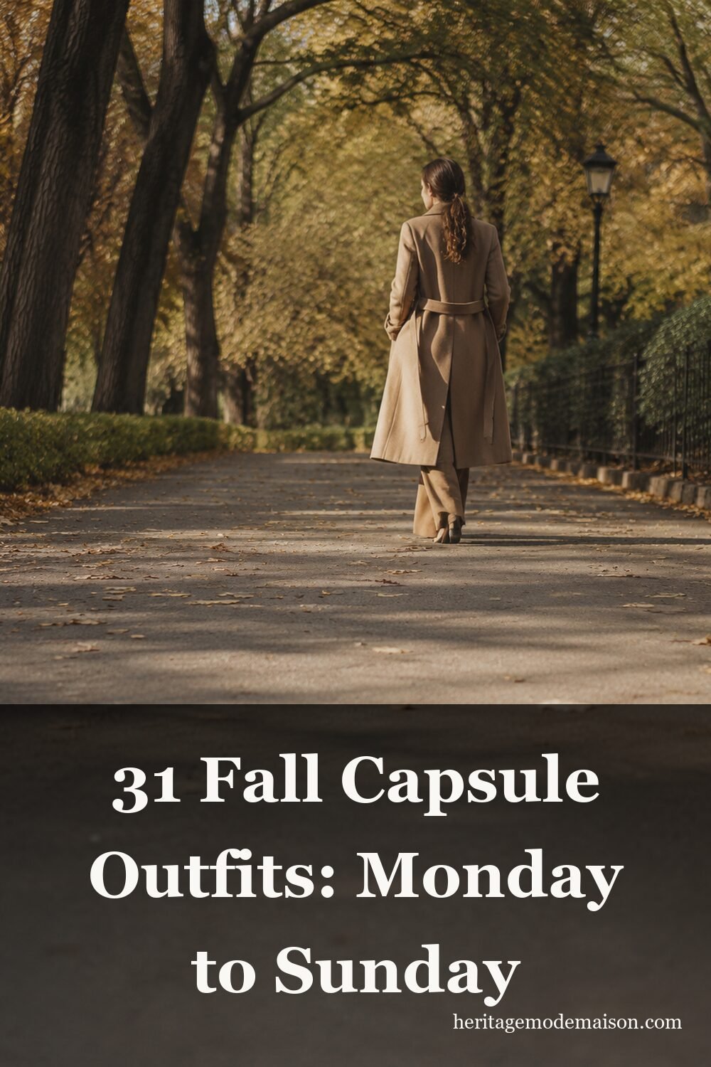 31 Fall Capsule Outfits: Monday to Sunday