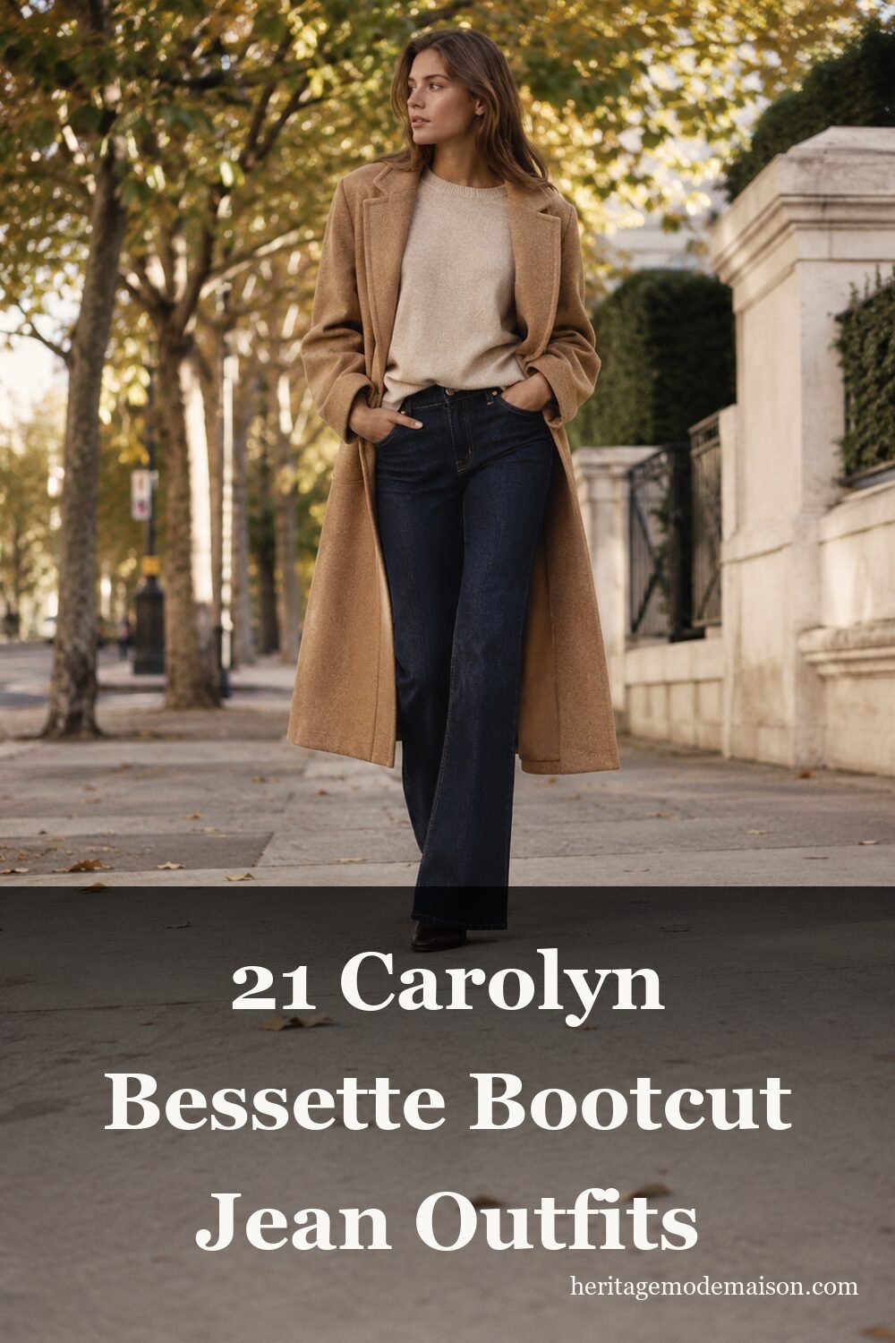 21 Carolyn Bessette Bootcut Jean Outfits