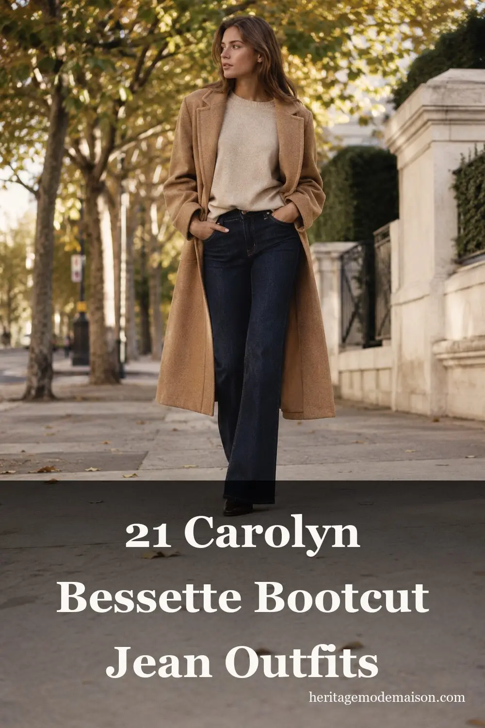 21 Carolyn Bessette Bootcut Jean Outfits