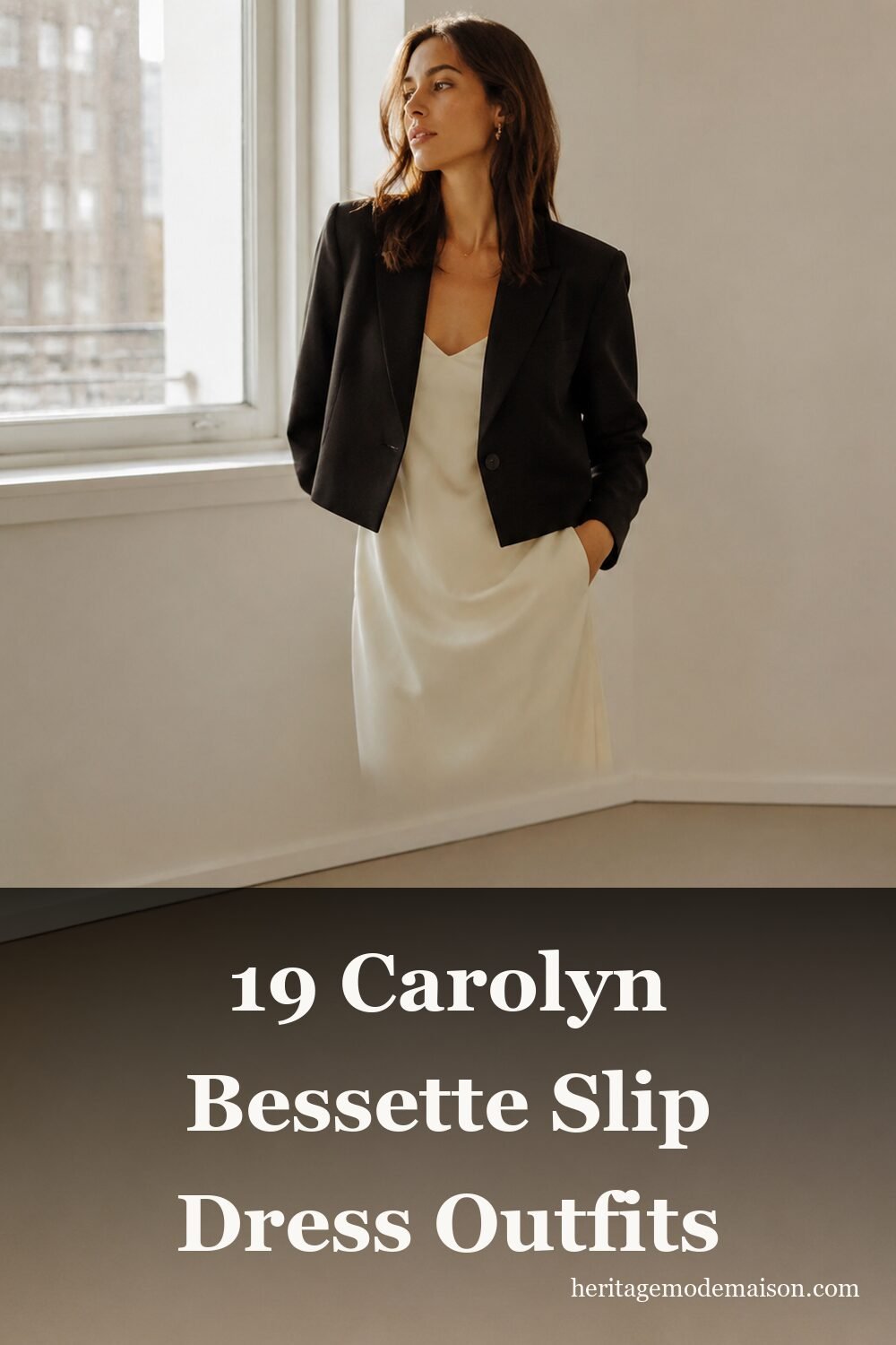 19 Carolyn Bessette Slip Dress Outfits