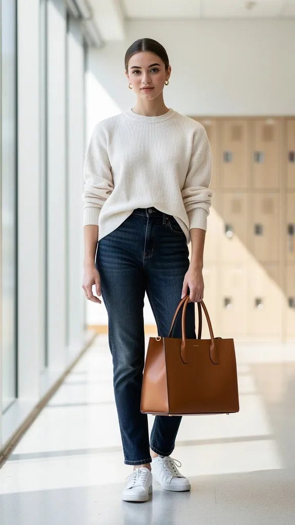 1. The Cashmere Blend Sweater Look That Makes You Look Expensive on a Budget