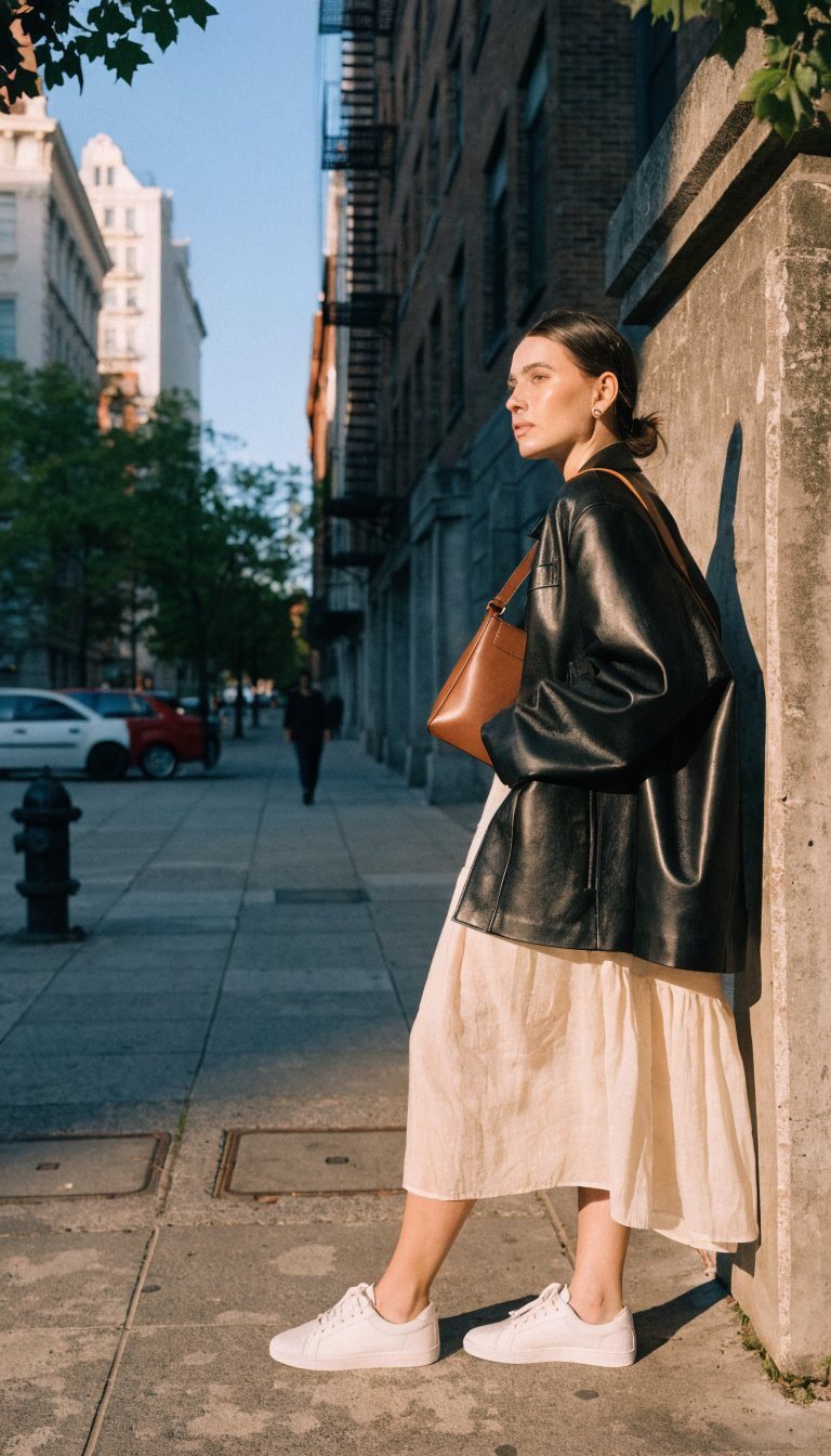4. The Leather Jacket Moment You've Been Waiting For