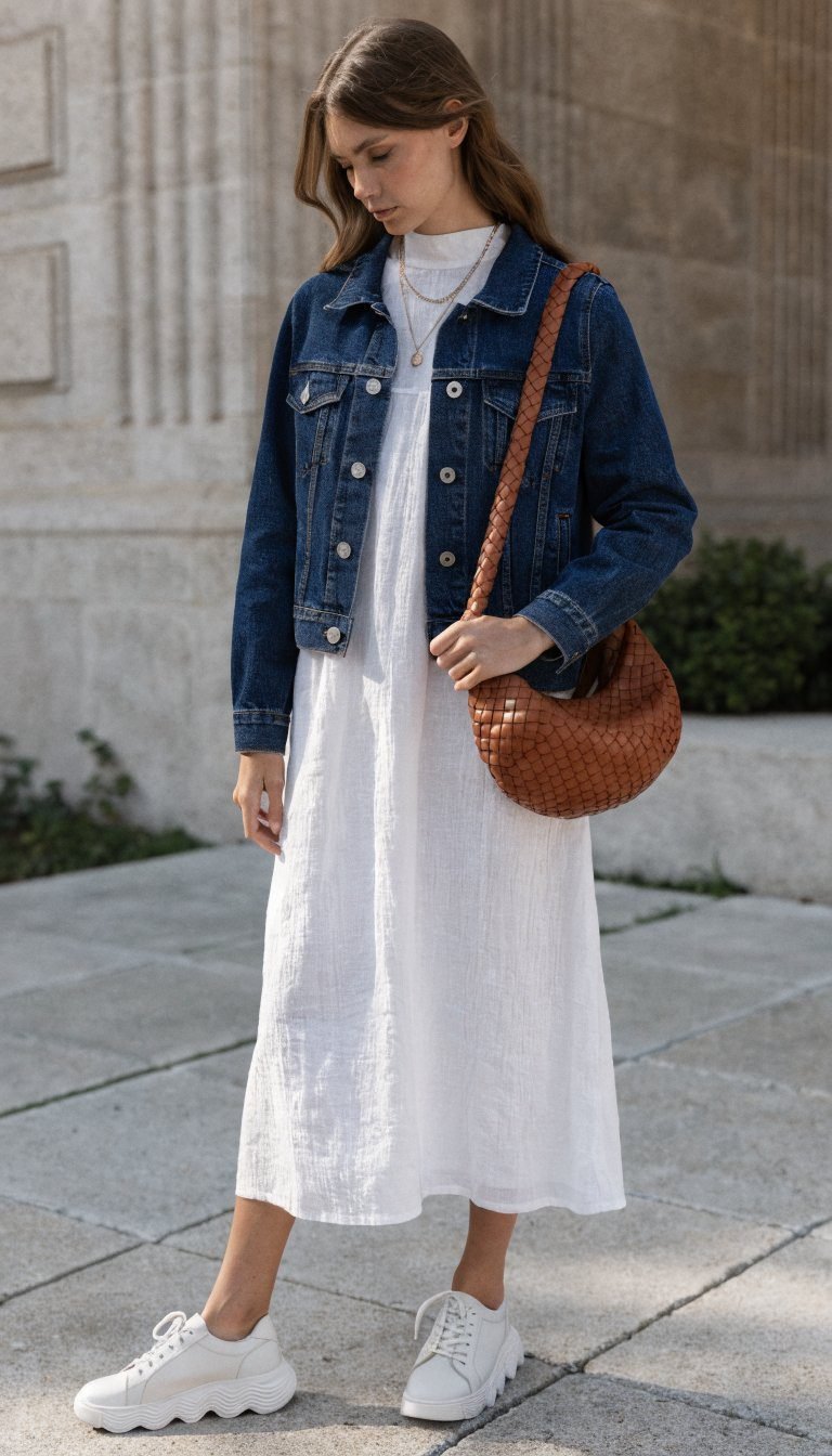 9. The Denim Jacket Classic That Actually Feels Elevated