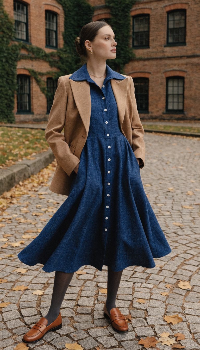 12. The Tights And Loafers Prep School Vibe