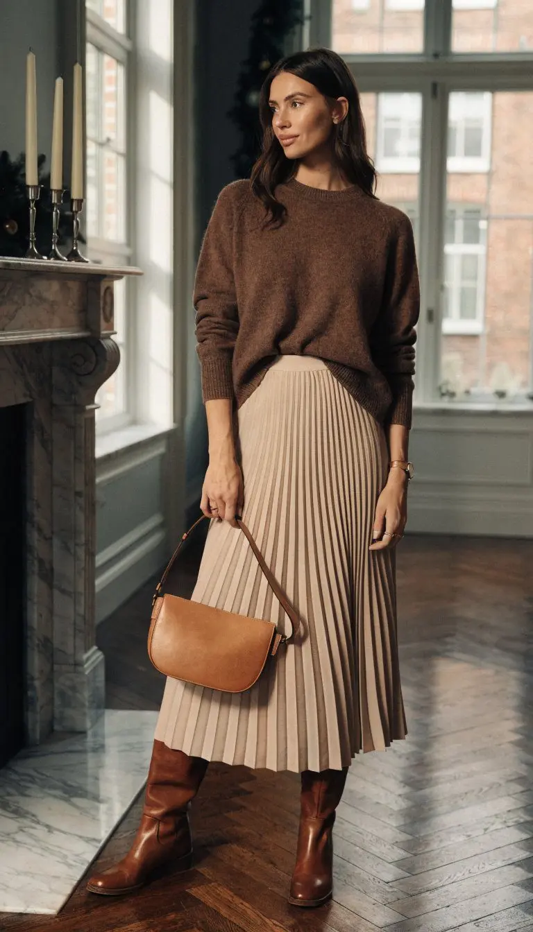 7. The Chocolate Brown Luxe Moment
