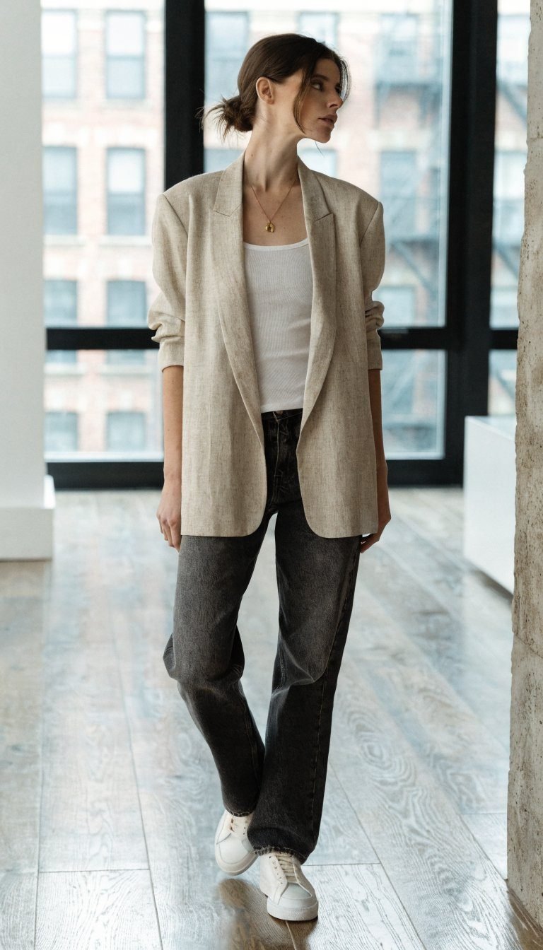 2. The Tailored Blazer Magic That Makes Everything Look Intentional