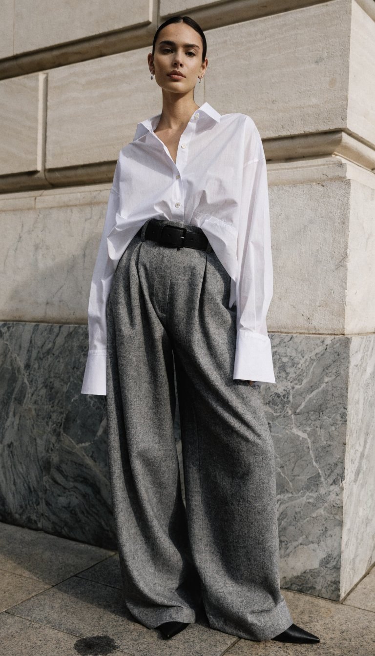 4. The Crisp White Button-Down That Never Fails