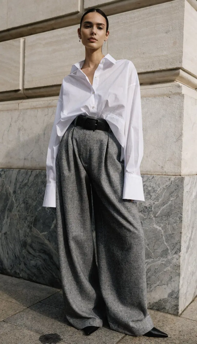 4. The Crisp White Button-Down That Never Fails