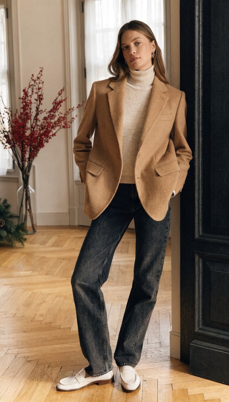 12. The Elevated Denim Situation For Casual Christmas Vibes