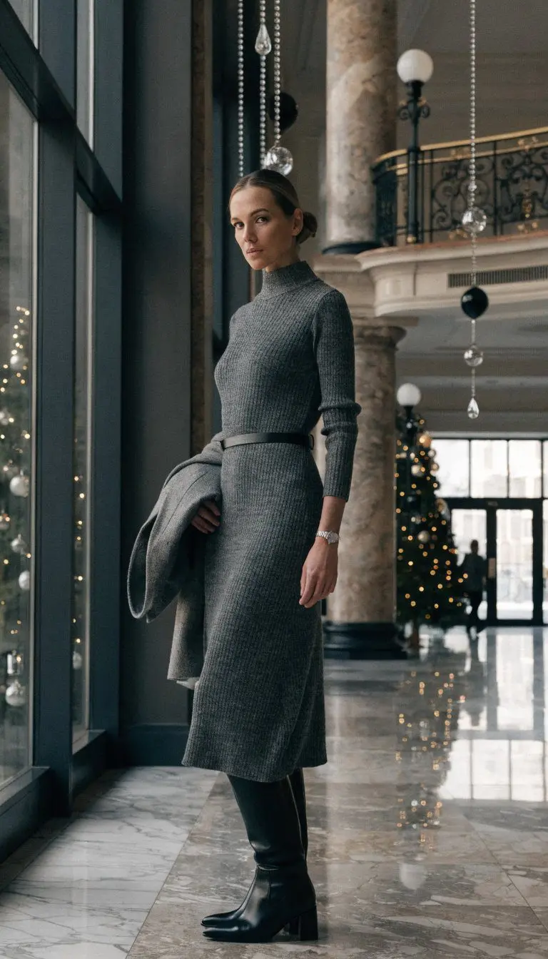14. The Charcoal Gray Power Player Look