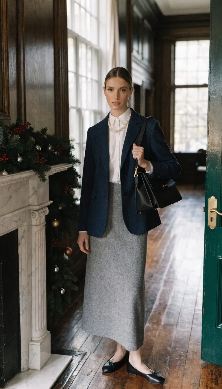 6. The Navy Blazer Holiday Classic