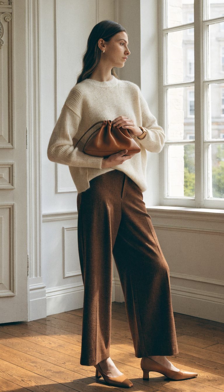 1. The Luxe Cream Cashmere Sweater Moment That Commands Attention