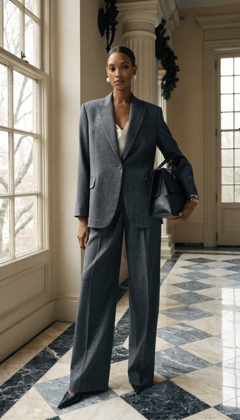 5. Charcoal Gray Suit That Means Serious Business