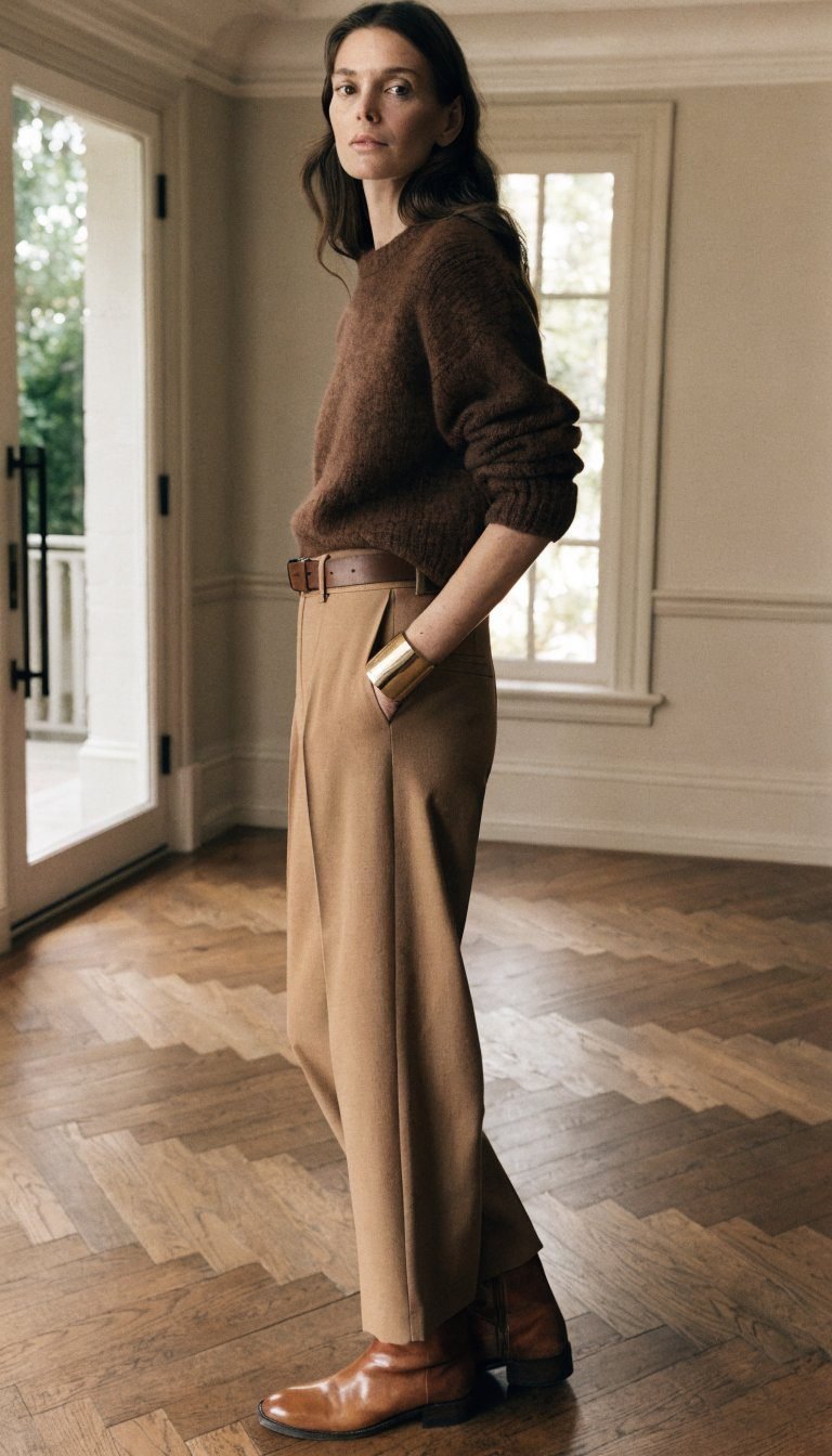 4. The Chocolate Brown Sophisticate