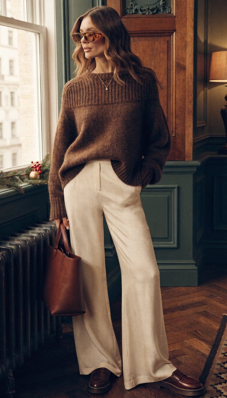 5. The Chocolate Brown Luxury Moment