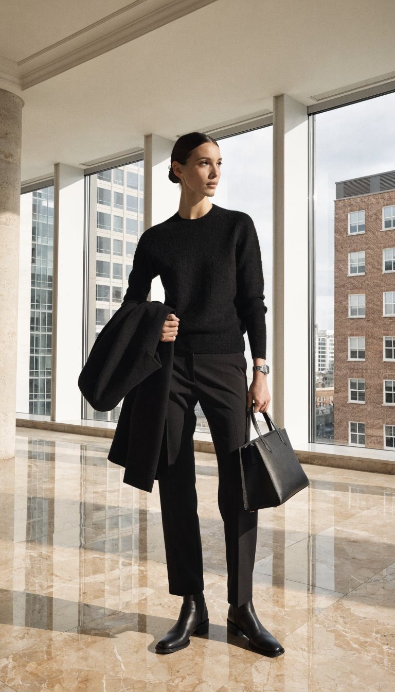 6. The All-Black Minimalist Magic