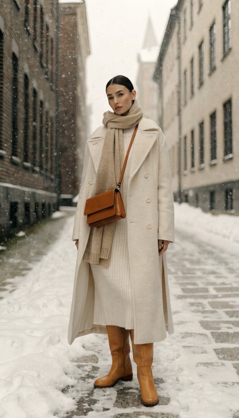 2. The Monochrome Cream Dream That Screams Elegance